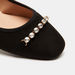 Celeste Women's Slip-On Embellished Square Toe Ballerina Shoes-Women%27s Ballerinas-thumbnail-3