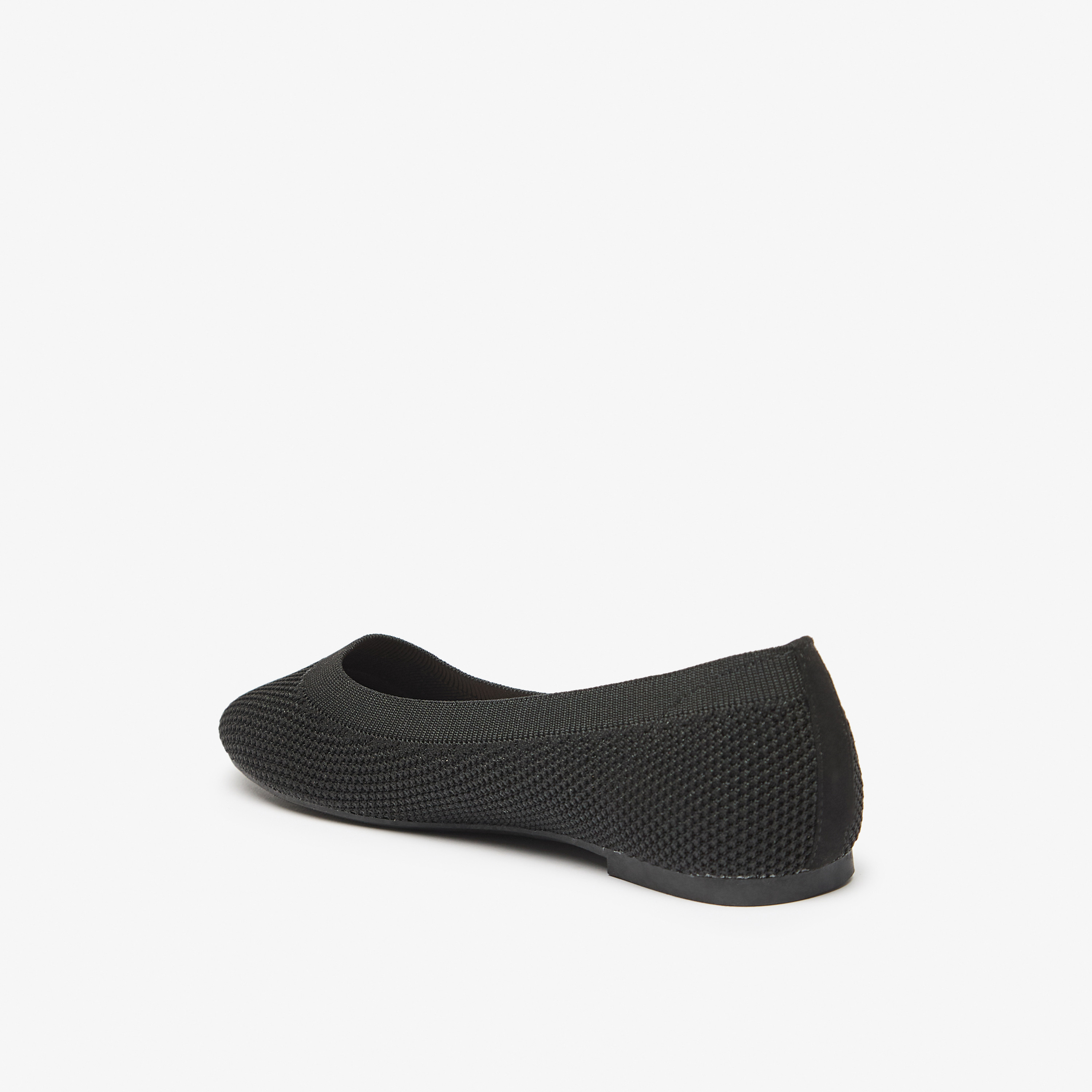 حذاء باليرينا سهل الارتداء وبارز الملمس بمقدّمة مستديرة للنساء من سيليست-women-shoes-flats-ballerinas-image-2
