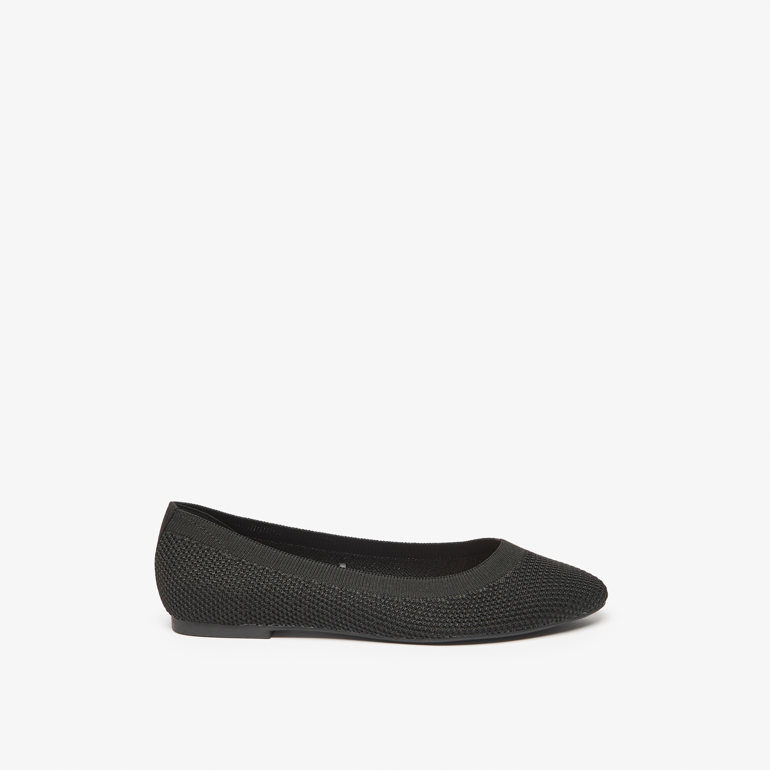 حذاء باليرينا سهل الارتداء وبارز الملمس بمقدّمة مستديرة للنساء من سيليست-women-shoes-flats-ballerinas-image-3