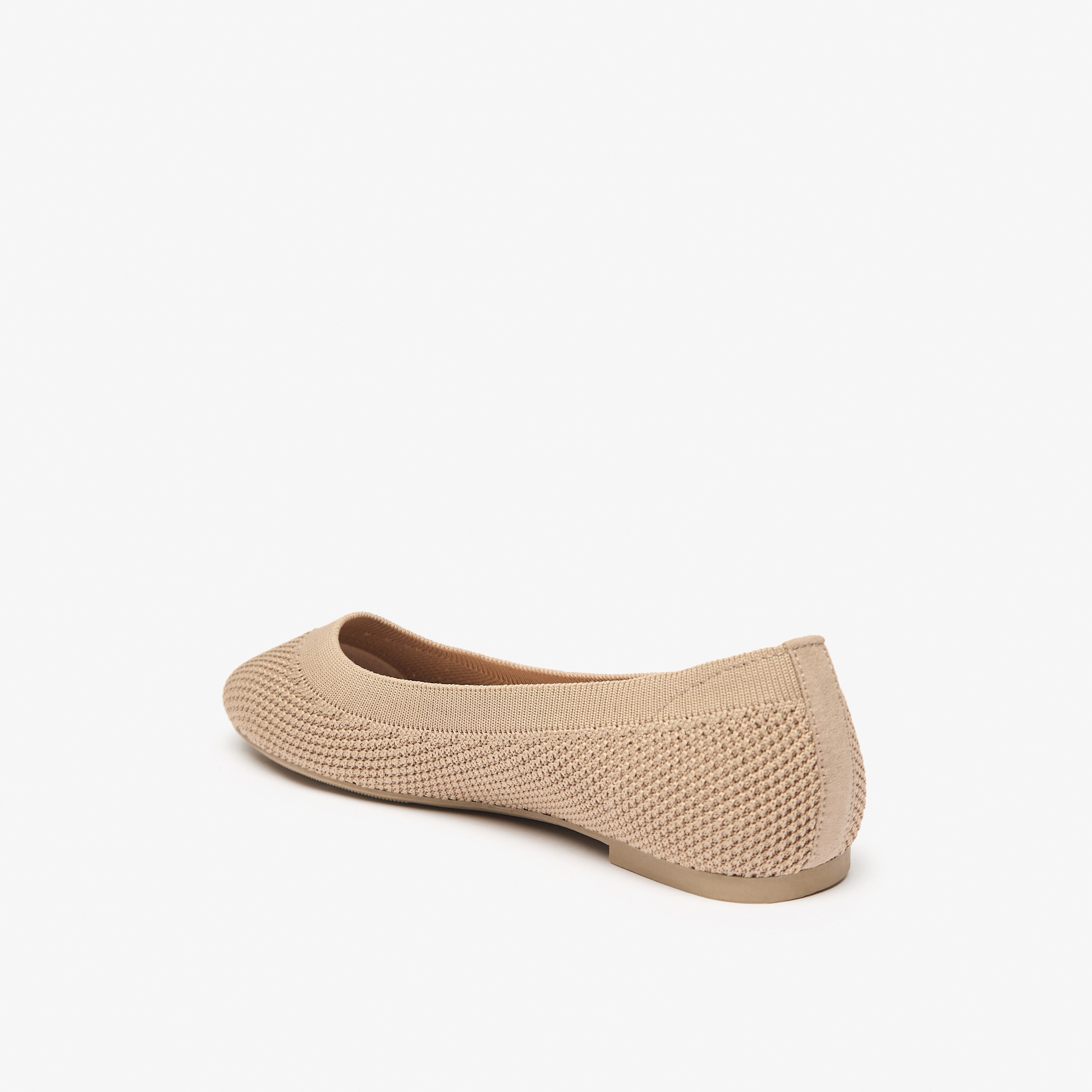 حذاء باليرينا سهل الارتداء وبارز الملمس بمقدّمة مستديرة للنساء من سيليست-women-shoes-flats-ballerinas-image-7