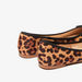 Celeste Women's Animal Print Slip-On Round Toe Ballerina Shoes with Bow Accent-Women%27s Ballerinas-thumbnail-2