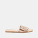 Celeste Women's Slip-On Slide Sandals with Laser Cut Detail-Women%27s Flat Sandals-thumbnail-0