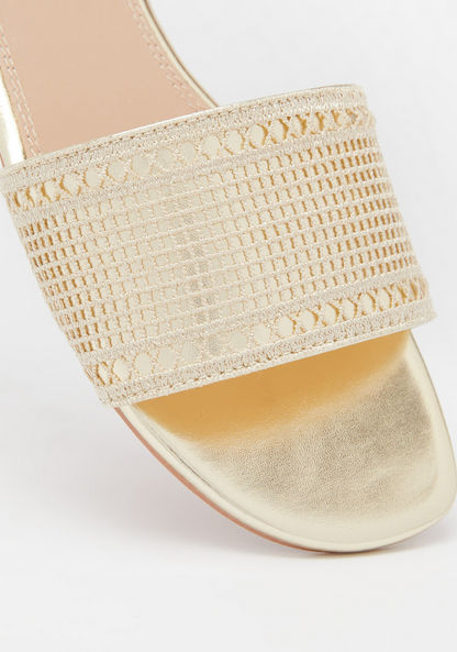 Celeste Women's Textured Slip-On Sandals-Women%27s Flat Sandals-image-3