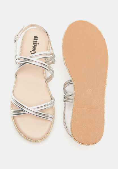 Missy Strappy Sandals with Buckle Closure
