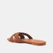 Celeste Weave Textured Cross Strap Sandals-Women%27s Flat Sandals-thumbnailMobile-3