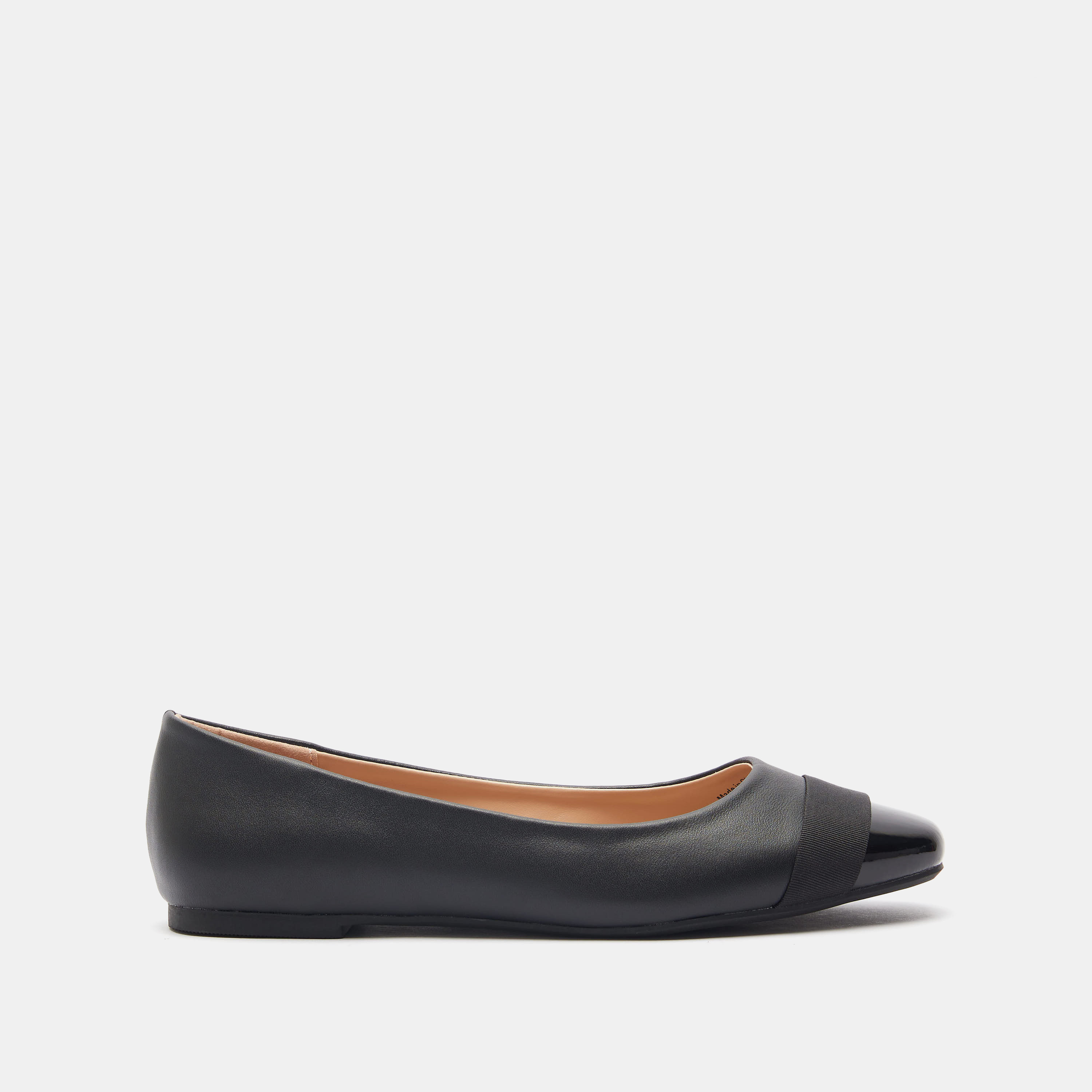 Celeste Women's Textured Round Toe Ballerina Shoes-women-shoes-ballerinas-image-3