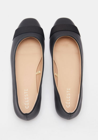 Celeste Women's Solid Round Toe Ballerina Shoes-Women%27s Ballerinas-image-4