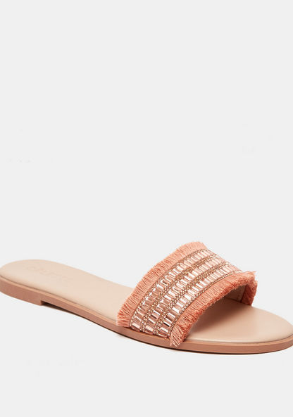 Celeste Women's Embellished Slip-On Sandals-Women%27s Flat Sandals-image-1