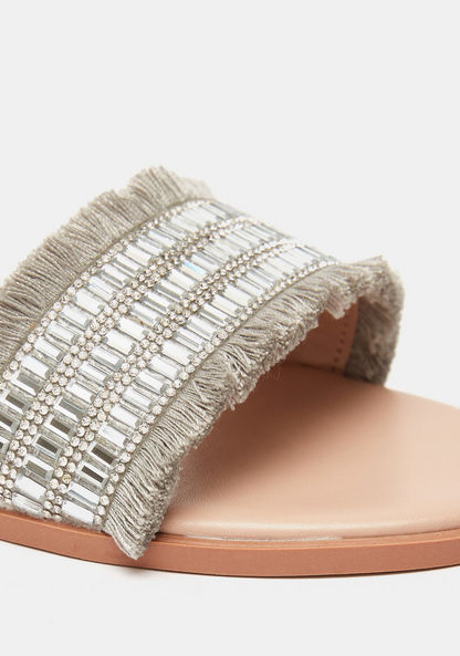 Celeste Women's Embellished Slip-On Sandals-Women%27s Flat Sandals-image-3