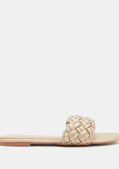 Celeste Women's Embellished Slip-On Sandals-Women%27s Flat Sandals-image-0