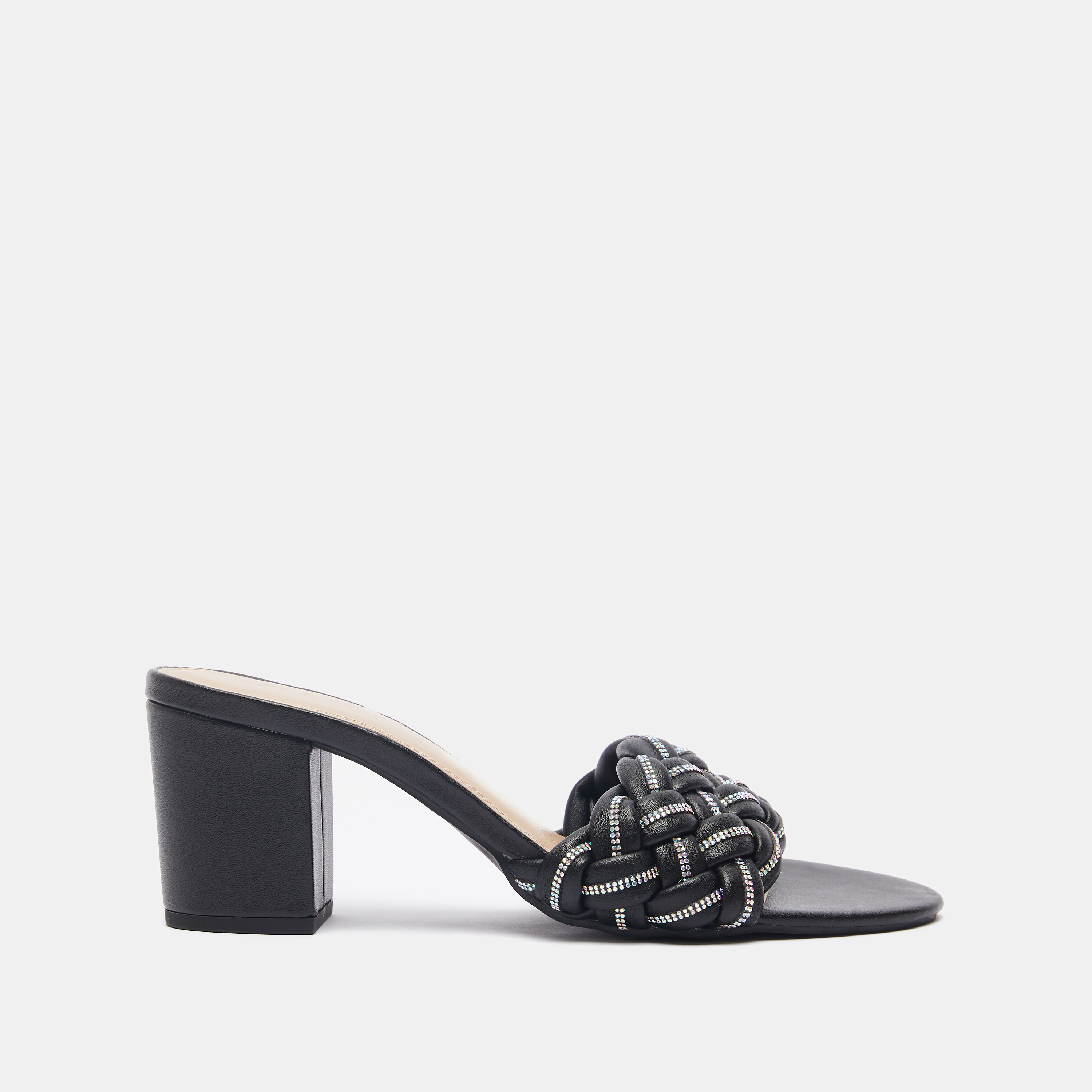صندل مزيّن سهل الارتداء بكعب سميك للنساء من سيليست-women-shoes-heels-image-1