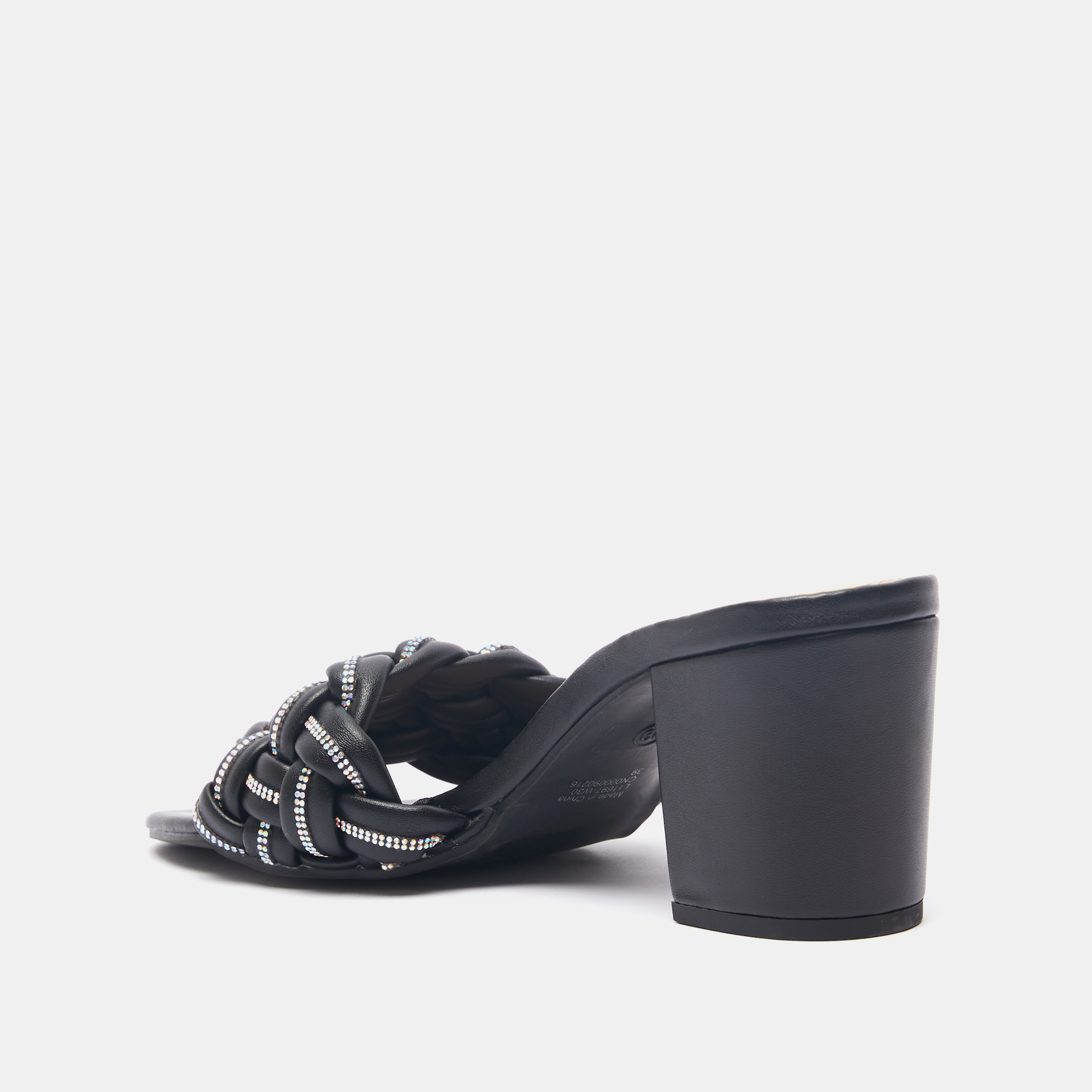 صندل مزيّن سهل الارتداء بكعب سميك للنساء من سيليست-women-shoes-heels-image-3