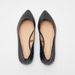 Celeste Women's Textured Pointed Toe Slip-On Ballerina Shoes-Women%27s Ballerinas-thumbnailMobile-4