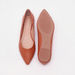 Celeste Women's Textured Pointed Toe Slip-On Ballerina Shoes-Women%27s Ballerinas-thumbnailMobile-4