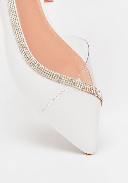 Celeste Women's Embellished Pointed Toe Ballerina Shoes-Women%27s Ballerinas-image-3