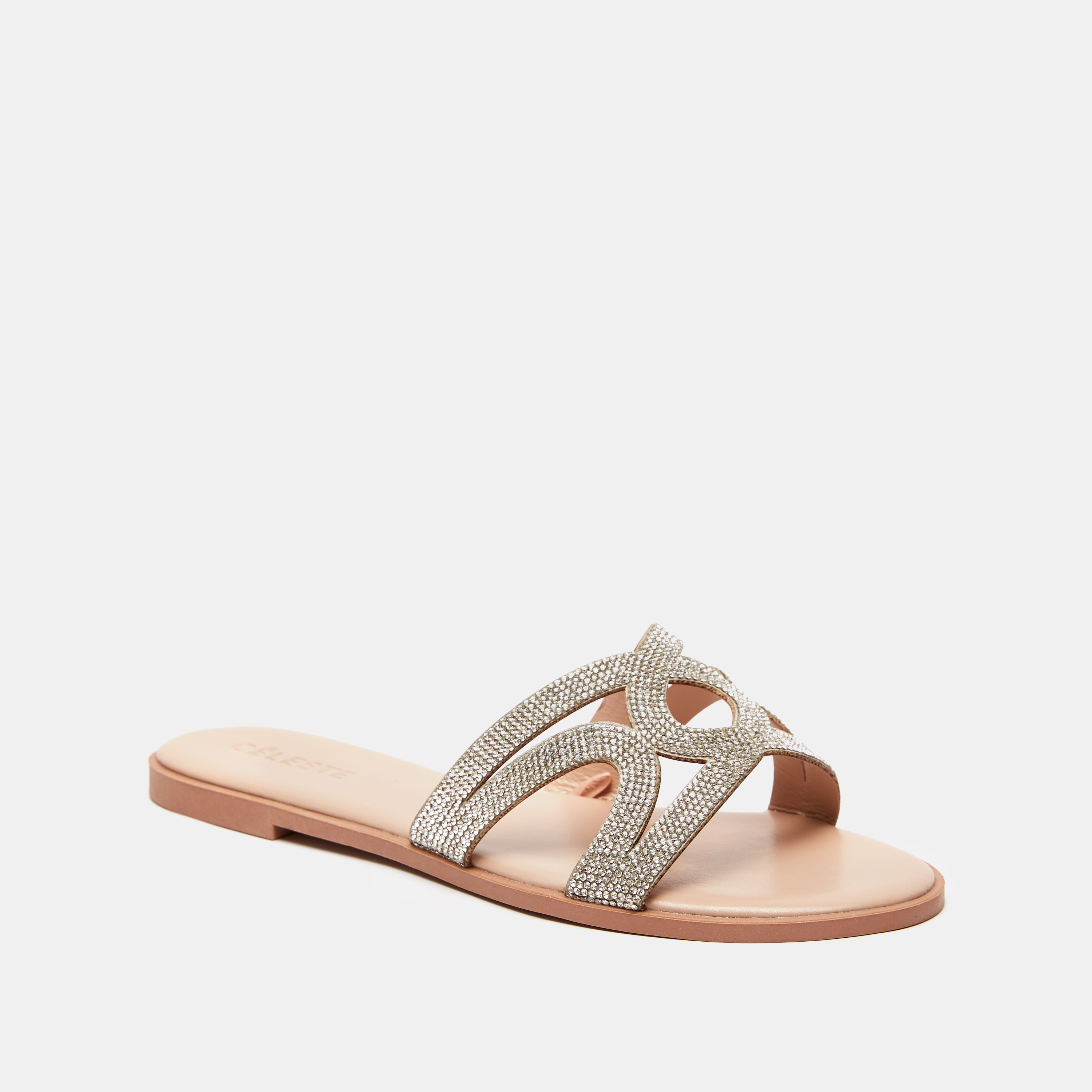 صندل خفيف سهل الارتداء ومزين للنساء من سيليست-women-shoes-flats-sandals-image-2