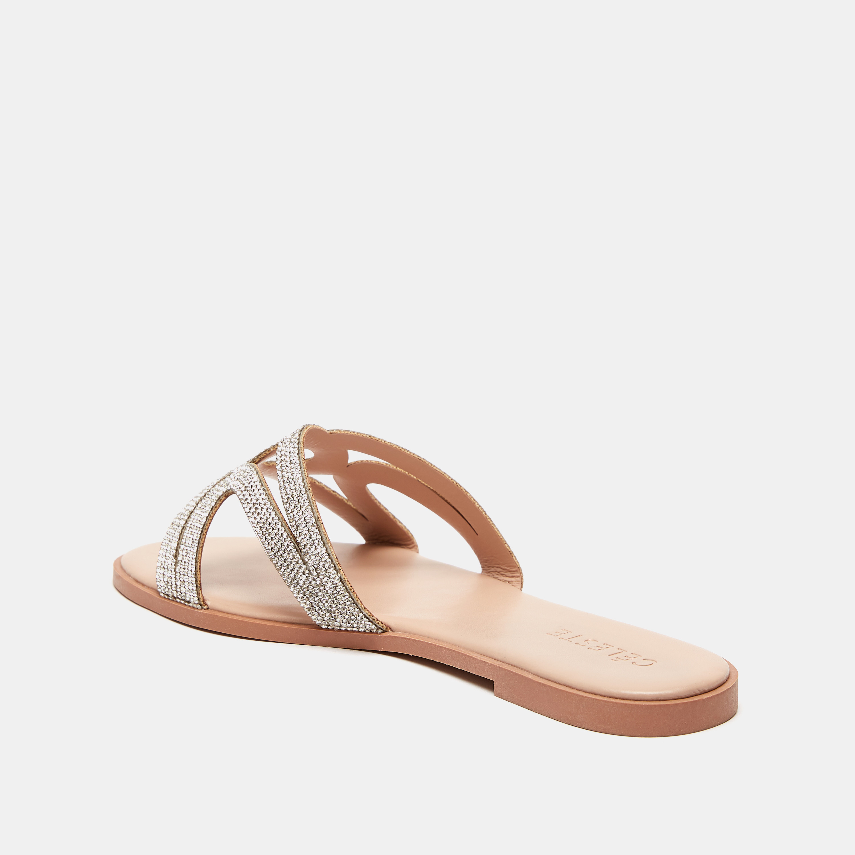 صندل خفيف سهل الارتداء ومزين للنساء من سيليست-women-shoes-flats-sandals-image-3