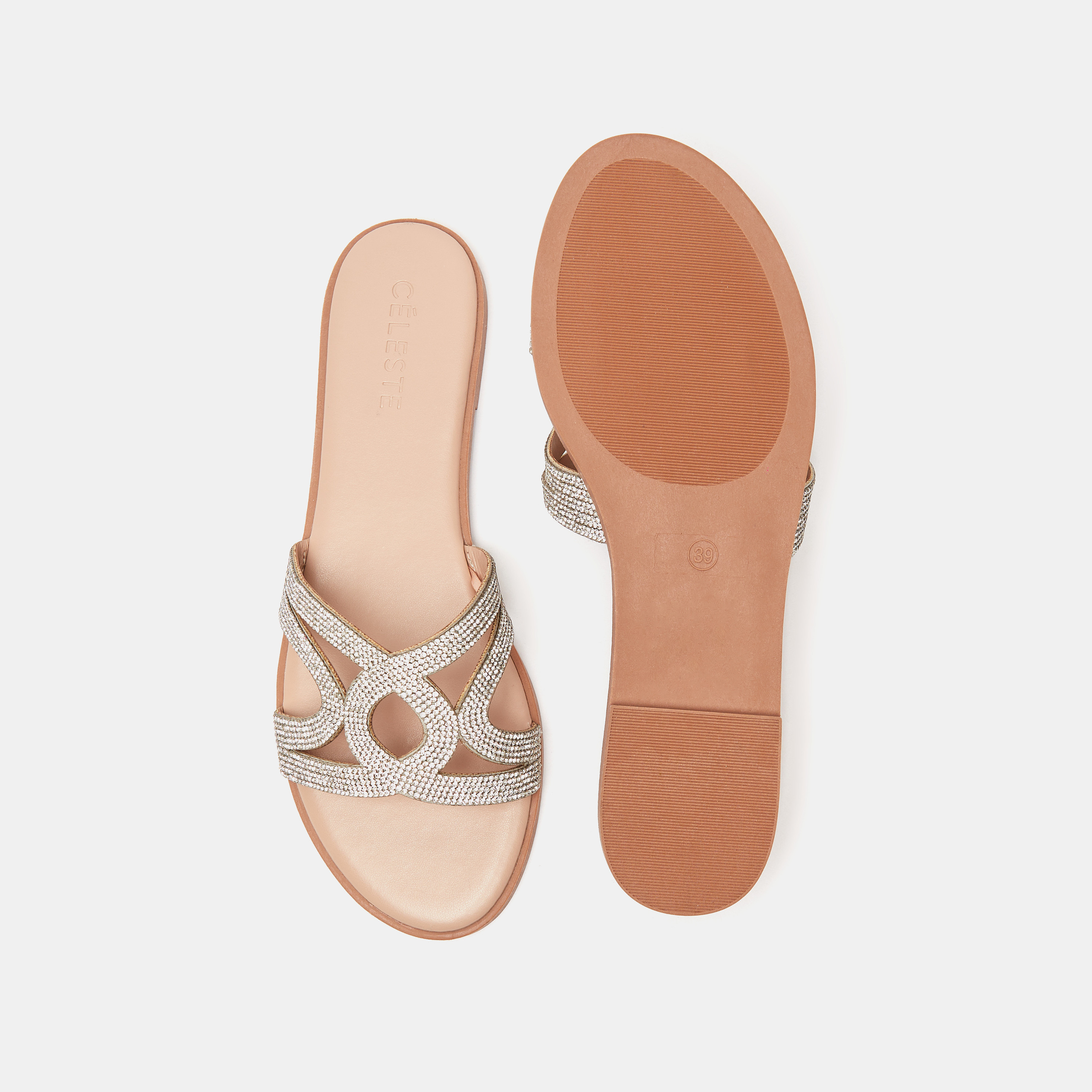 صندل خفيف سهل الارتداء ومزين للنساء من سيليست-women-shoes-flats-sandals-image-5