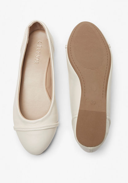 Celeste Women's Round Toe Slip-On Ballerina Shoes-Women%27s Ballerinas-image-3