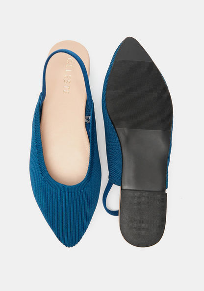 Celeste Women's Textured Slingback shoes -Women%27s Casual Shoes-image-4