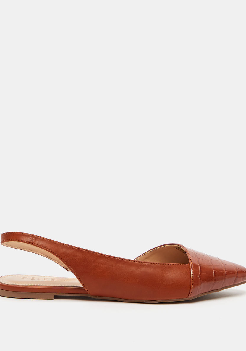 Celeste Women's Textured Pointed Toe Sandals-Women%27s Flat Sandals-image-1