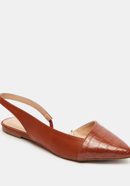 Celeste Women's Textured Pointed Toe Sandals