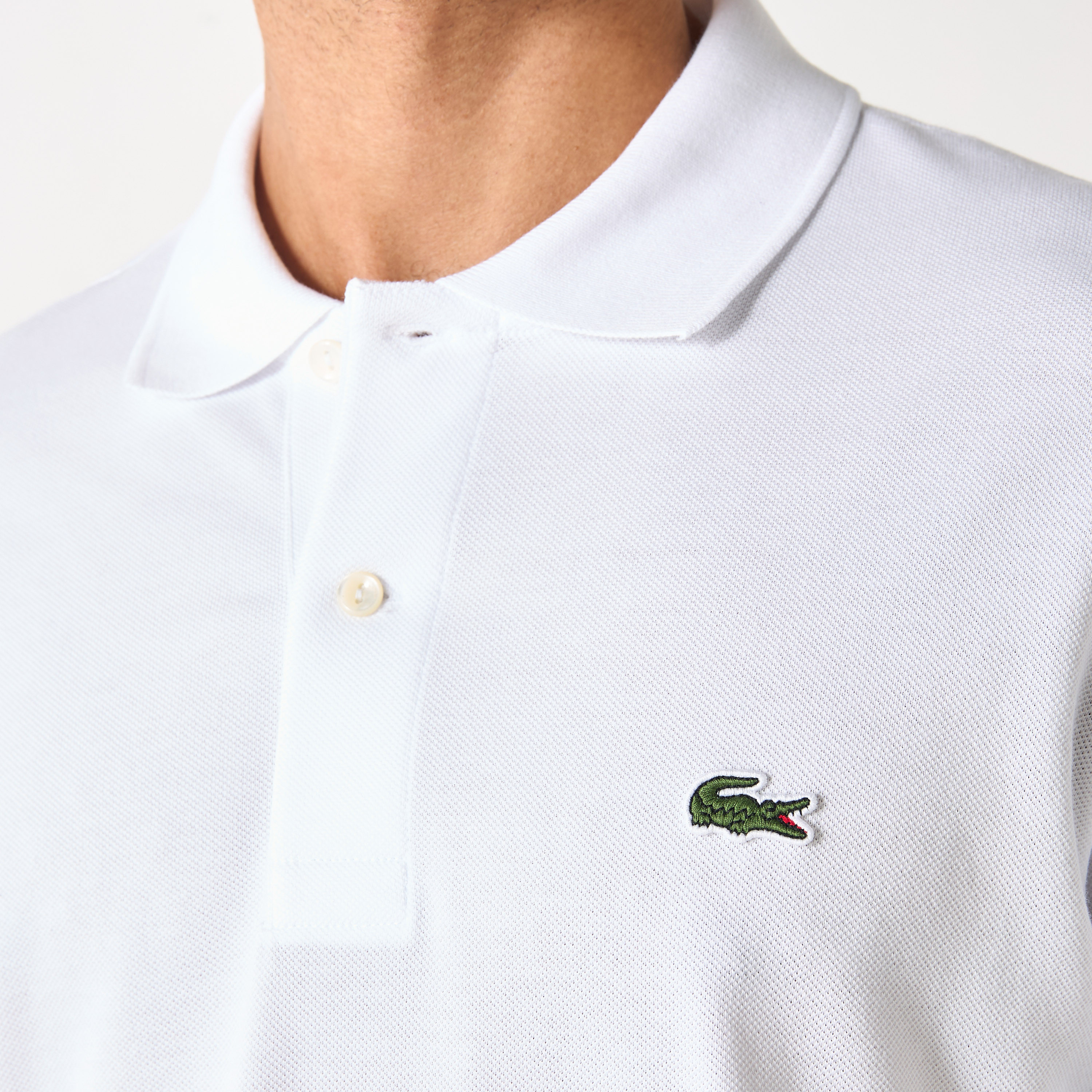 Lacoste Solid Polo T-shirt with Short Sleeves-men-clothing-tshirtsandpolos-polos-image-3