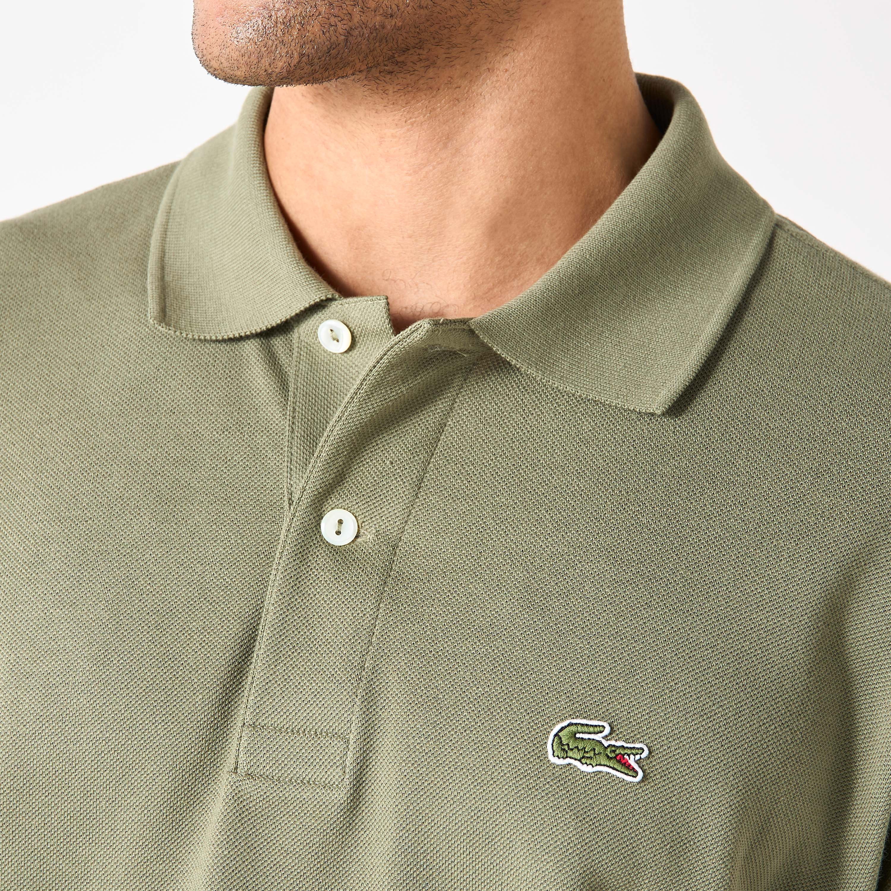 Lacoste Logo Applique Polo T-shirt with Short Sleeves-men-clothing-tshirtsandpolos-polos-image-3