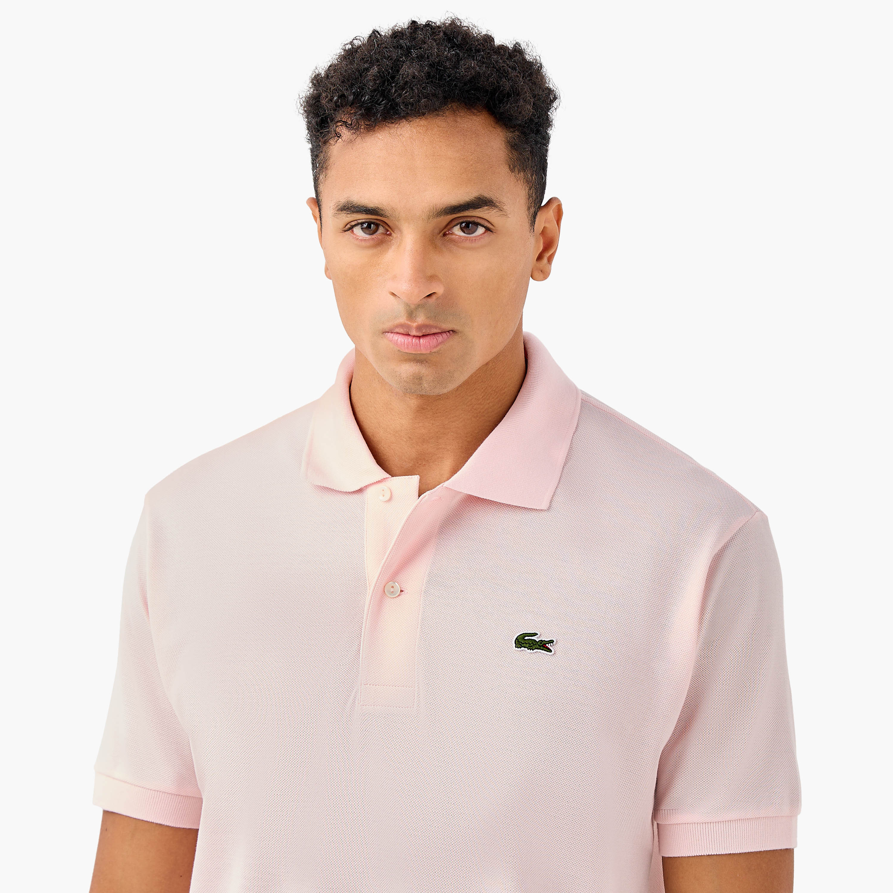 Lacoste Solid Polo T-shirt with Short Sleeves-men-clothing-tshirtsandpolos-polos-image-4