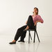 Celeste Women's Laser Cut Slip-On Round Toe Ballerinas with Bow Detail-Women%27s Ballerinas-thumbnail-4