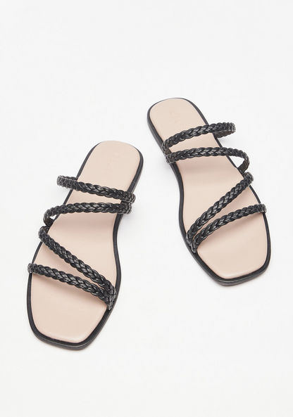 Celeste Women's Braided Slip-On Slide Sandals