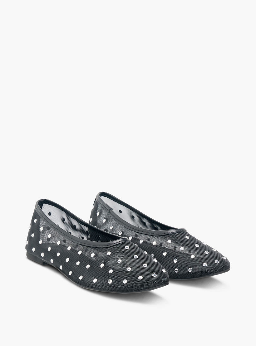 حذاء باليرينا مرصع سهل الارتداء للنساء من سيليست-women-shoes-ballerinas-image-1