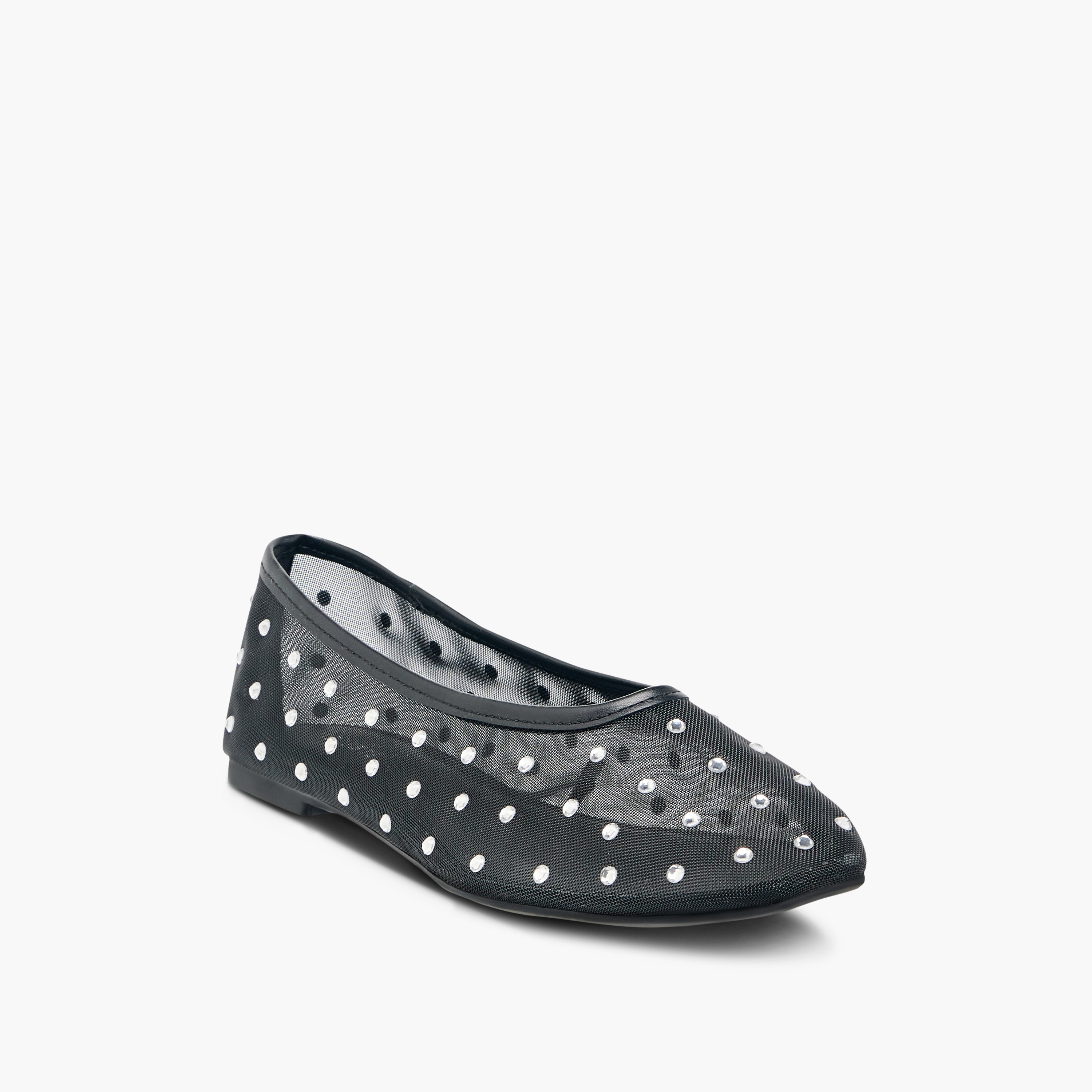 حذاء باليرينا مرصع سهل الارتداء للنساء من سيليست-women-shoes-ballerinas-image-2