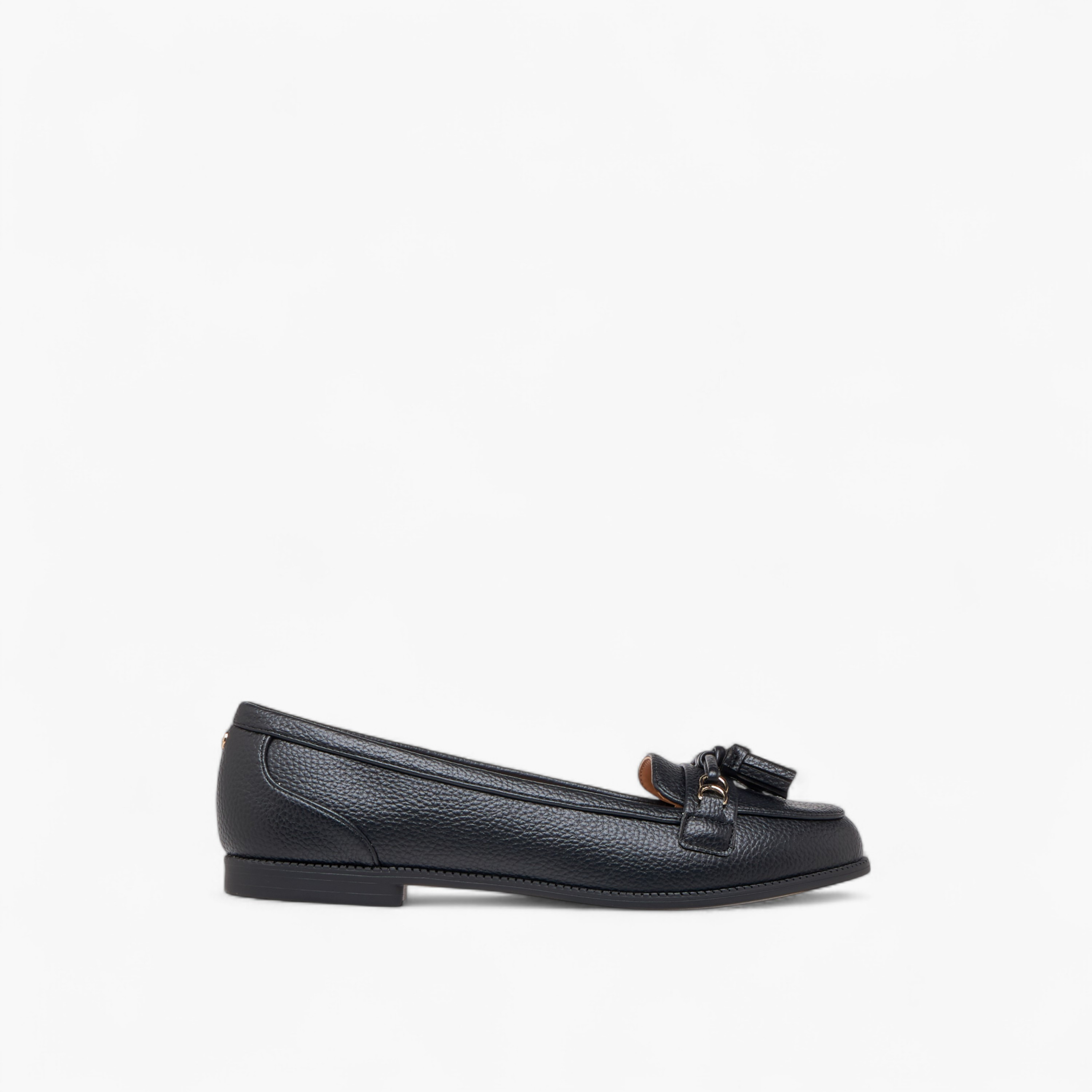 Paprika Textured Slip-On Loafers with Tassel Detail-women-shoes-loafersandmoccasins-image-3