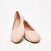 Celeste Women's Textured Round Toe Ballerinas-Women%27s Ballerinas-thumbnail-3
