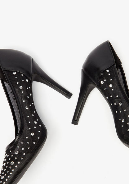 Haadana Embellished Pointed Toe Pumps with Stiletto Heels-Women%27s Heel Shoes-image-3