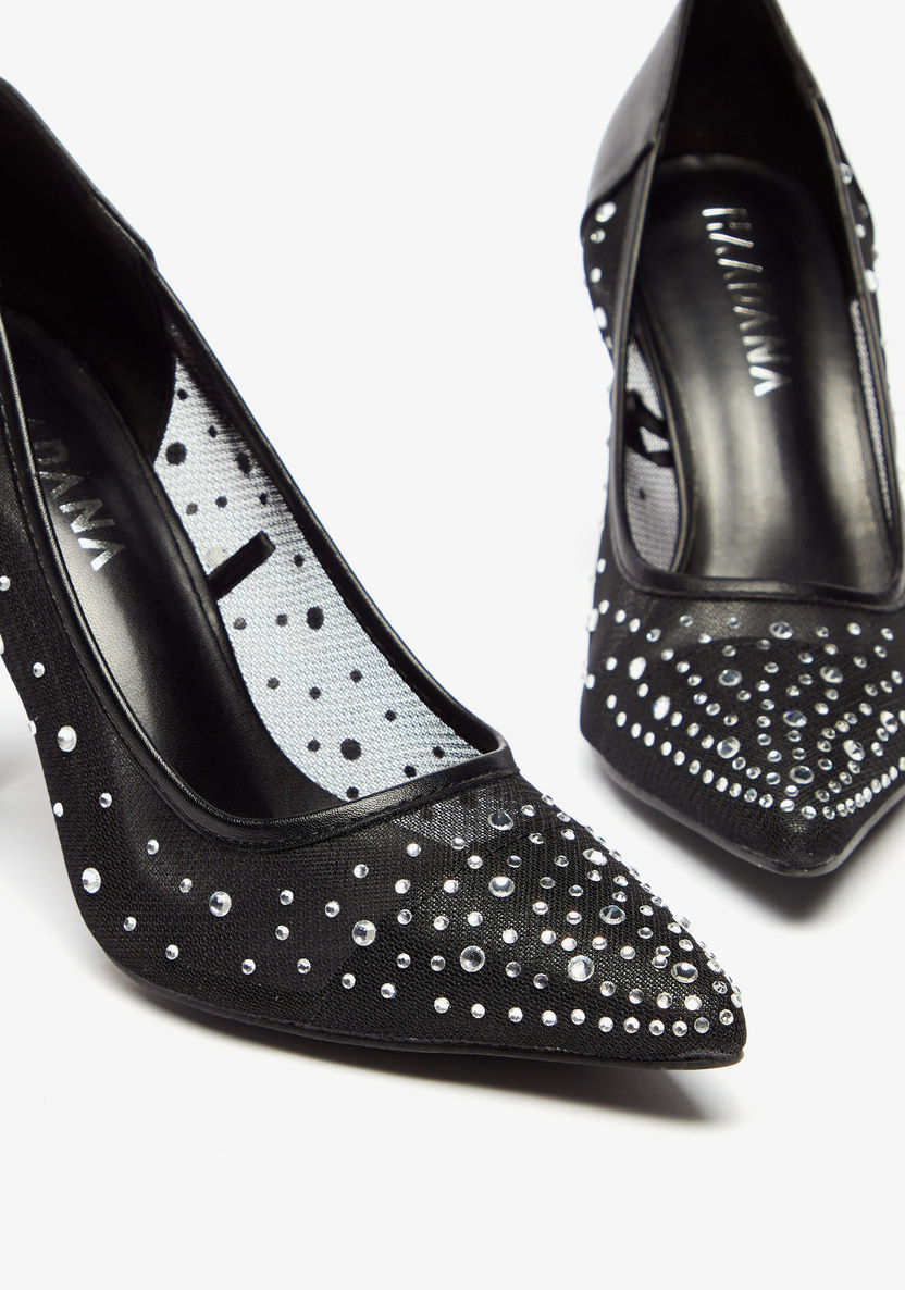 Haadana Embellished Pointed Toe Pumps with Stiletto Heels-Women%27s Heel Shoes-image-5
