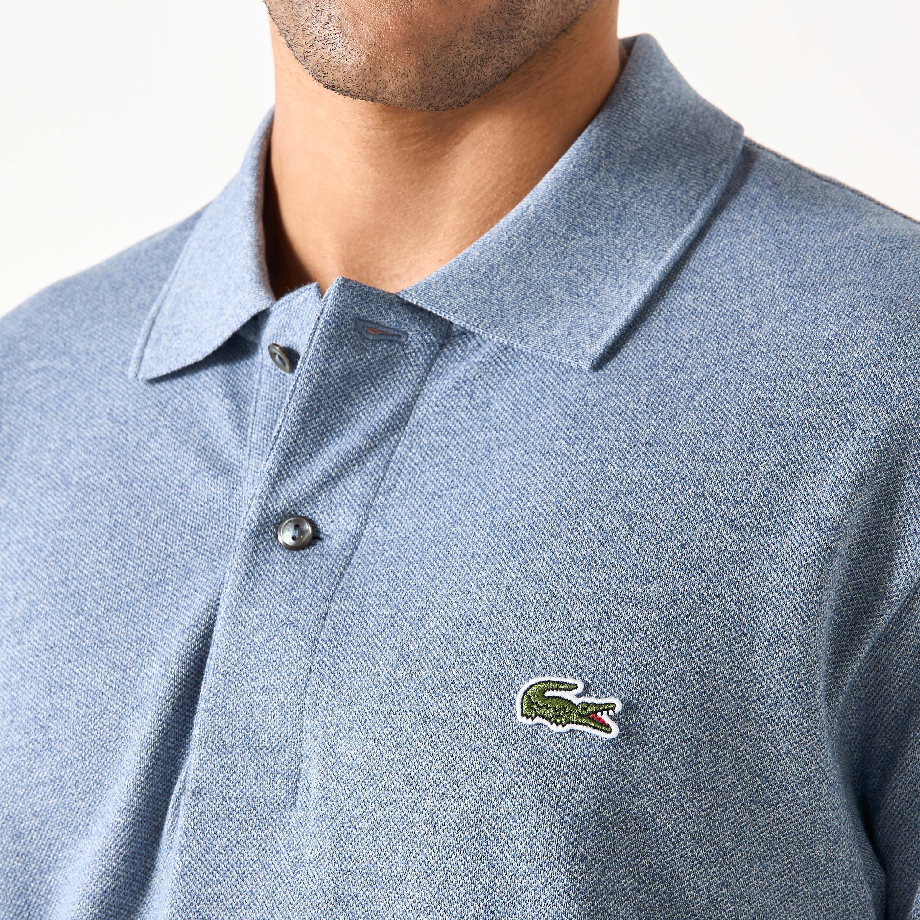 Lacoste Logo Applique Polo T-shirt with Short Sleeves-men-clothing-tshirtsandpolos-polos-image-3