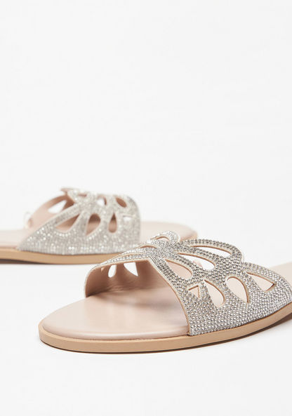 Celeste Women's Embellished Slip-On Flat Sandals-Women%27s Flat Sandals-image-3