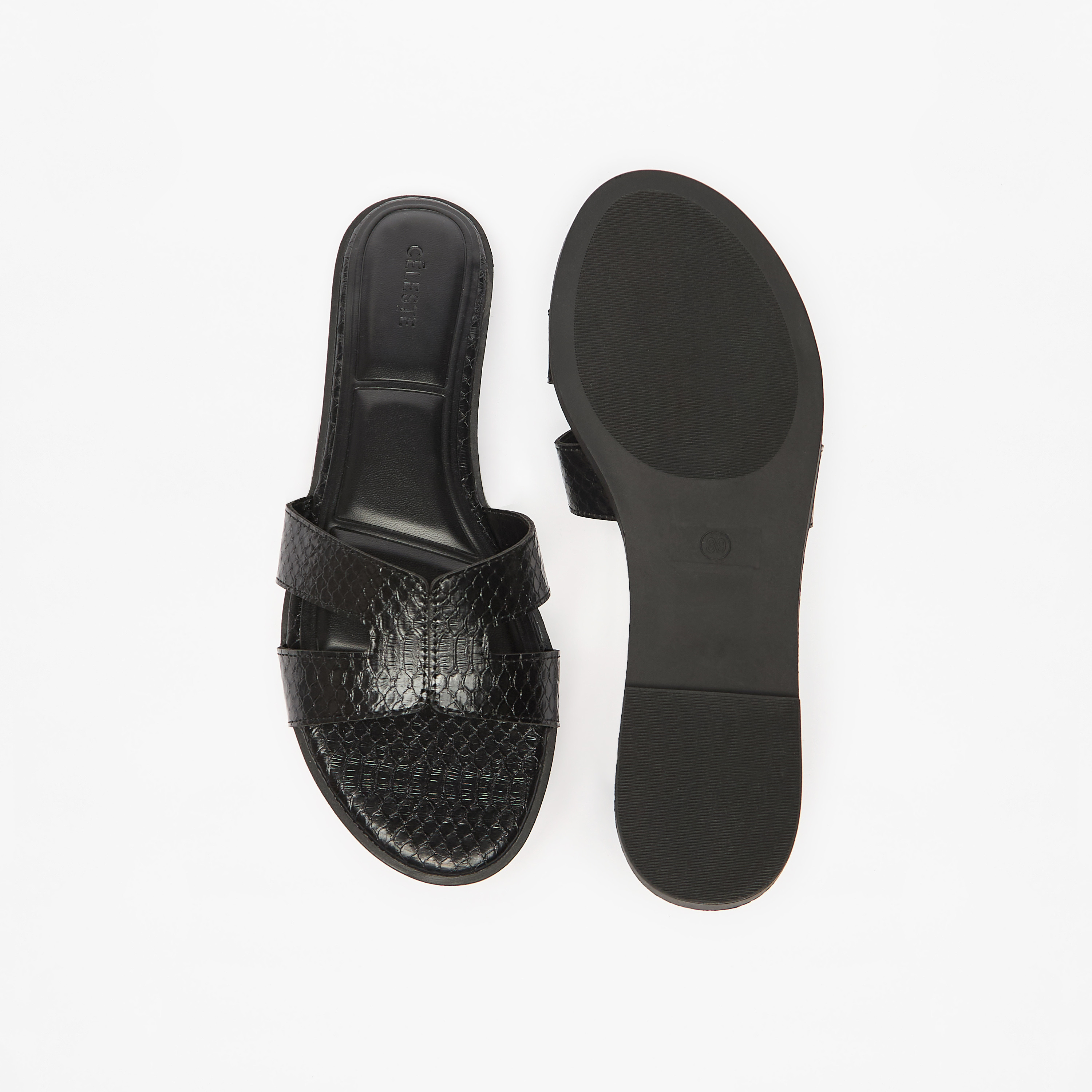 صندل سهل الارتداء وبارز الملمس للنساء من سيليست-women-shoes-flats-sandals-image-4