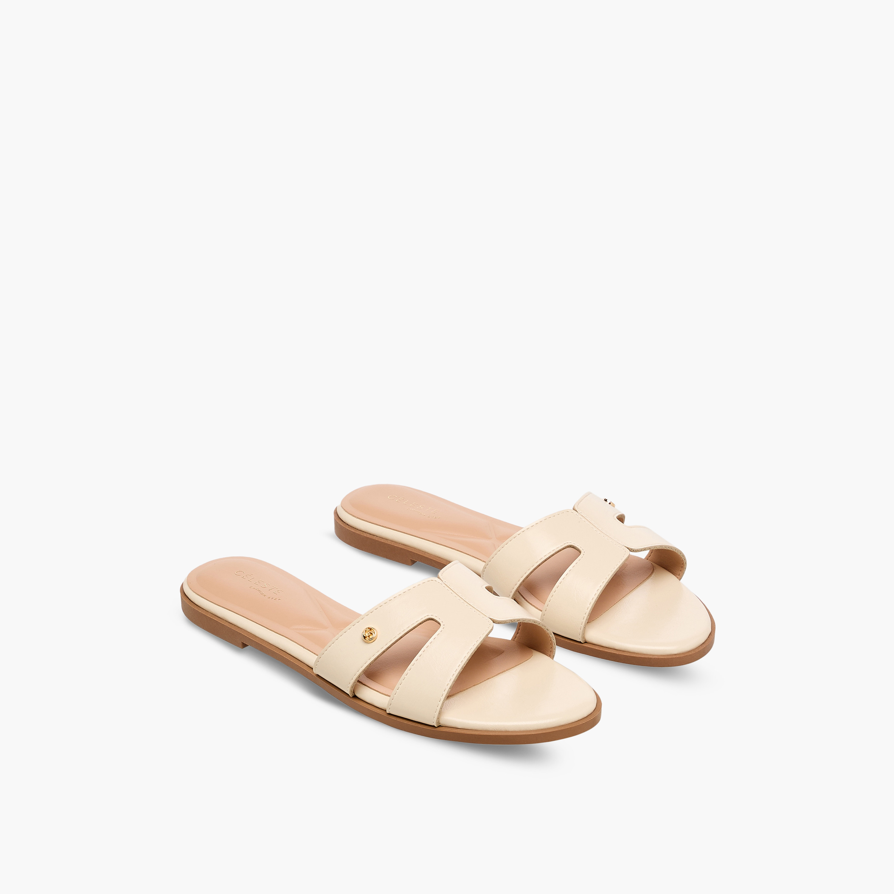 Celeste Women Cut-Out Detail Flat Sandals-women-shoes-flats-sandals-image-1