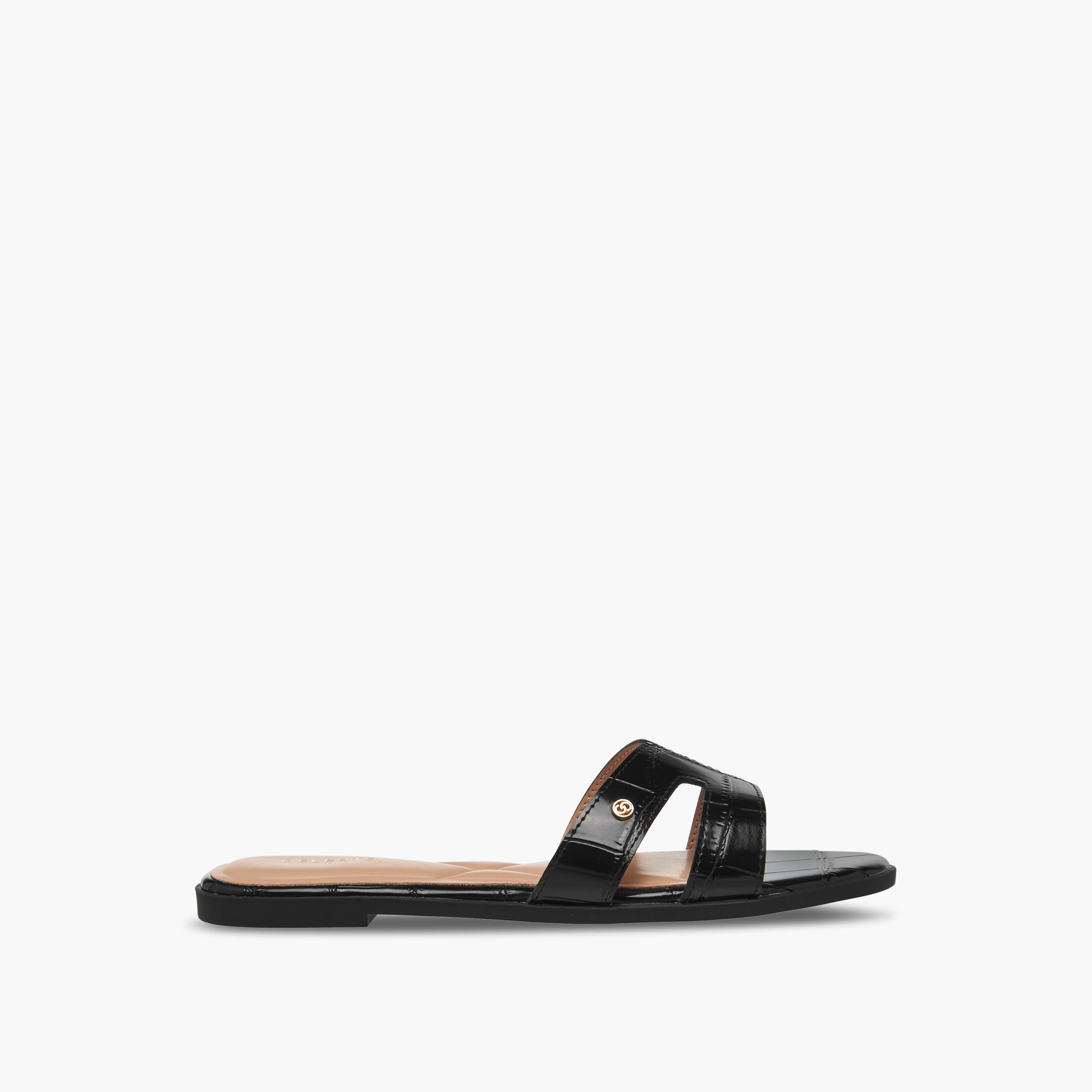 Celeste Women Animal Textured Slip-On Sandals-women-shoes-flats-sandals-image-3