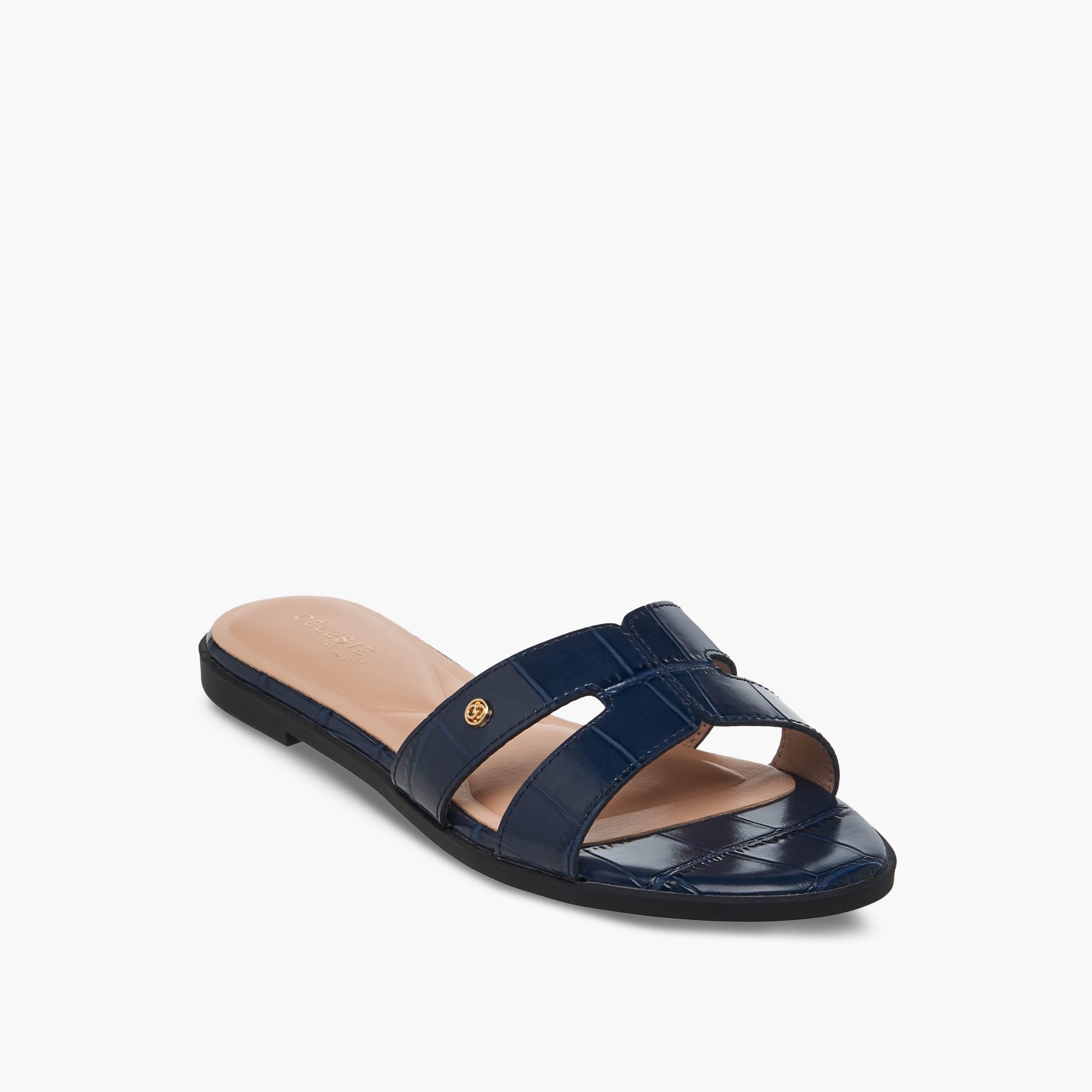 صندل بارز الملمس سهل الارتداء للنساء من سيليست-women-shoes-flats-sandals-image-2