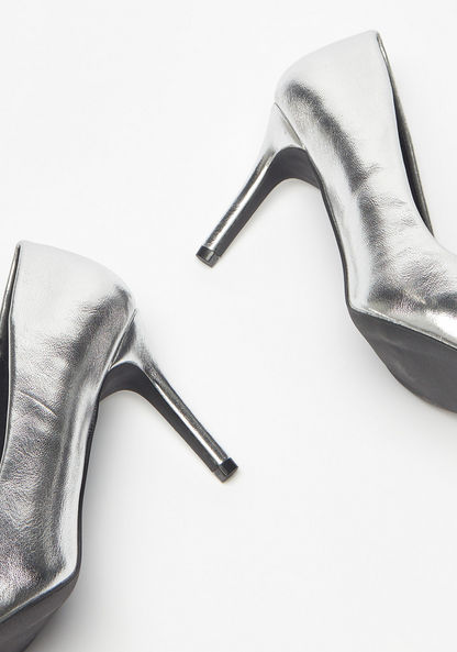 Haadana Solid Slip-On Pumps with Stiletto Heels-Women%27s Heel Shoes-image-5