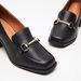 Celeste Women's Solid Court Shoe with Metal Accent and Block Heels-Women%27s Heel Shoes-thumbnail-5