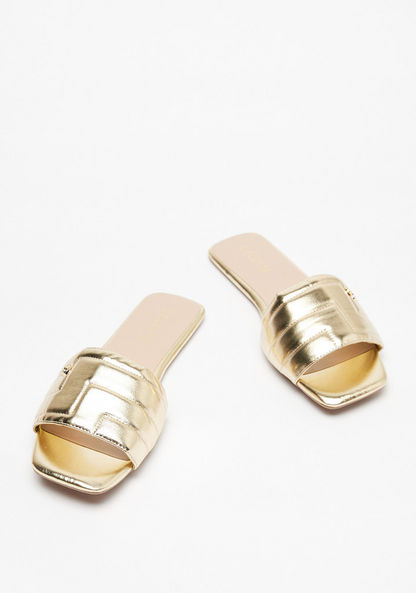 Celeste Women's Quilted Slip-On Sandals-Women%27s Flat Sandals-image-1