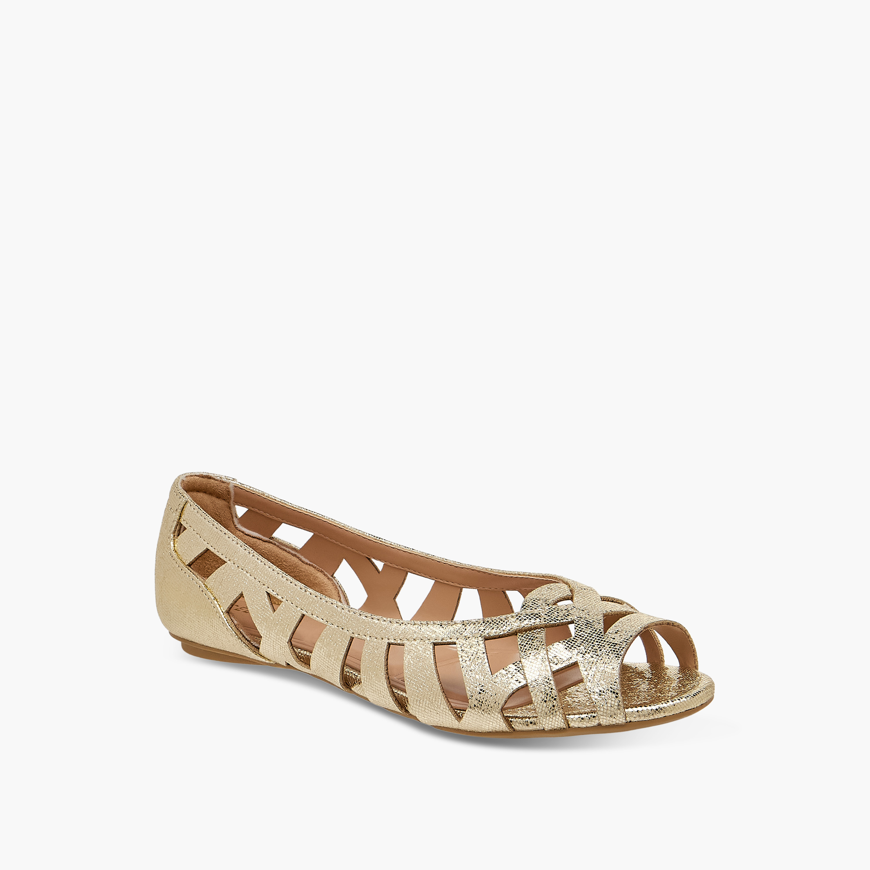 Celeste Women's Cutout Detail Slip-On Ballerina Shoes-women-shoes-ballerinas-image-2