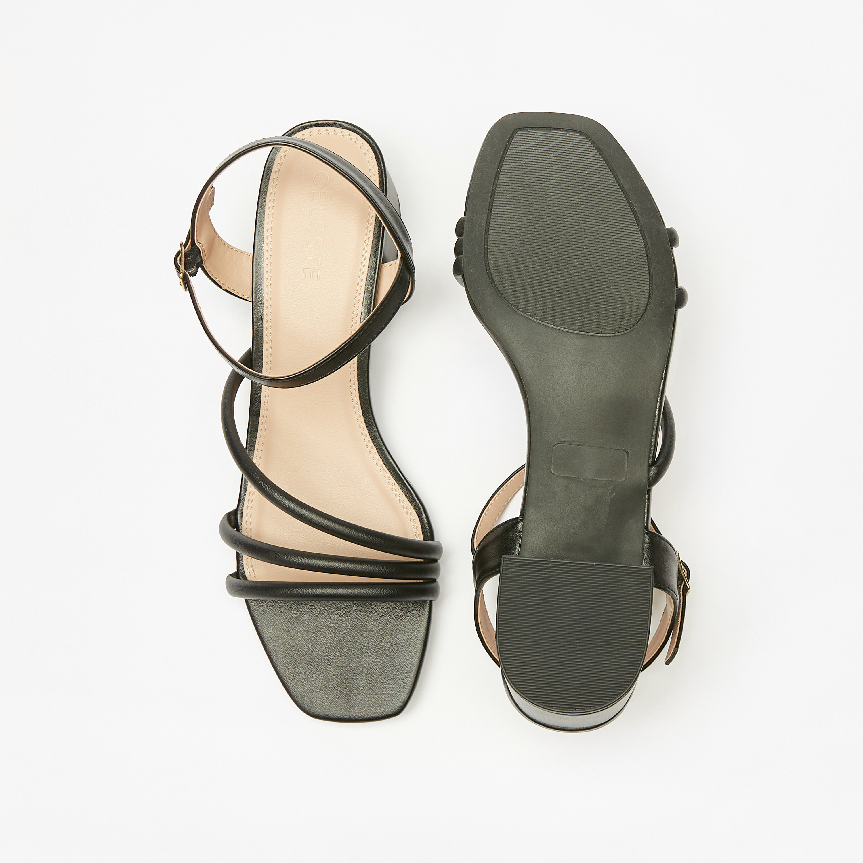 Celeste Strappy Sandals with Block Heels and Buckle Closure-women-shoes-heels-image-4