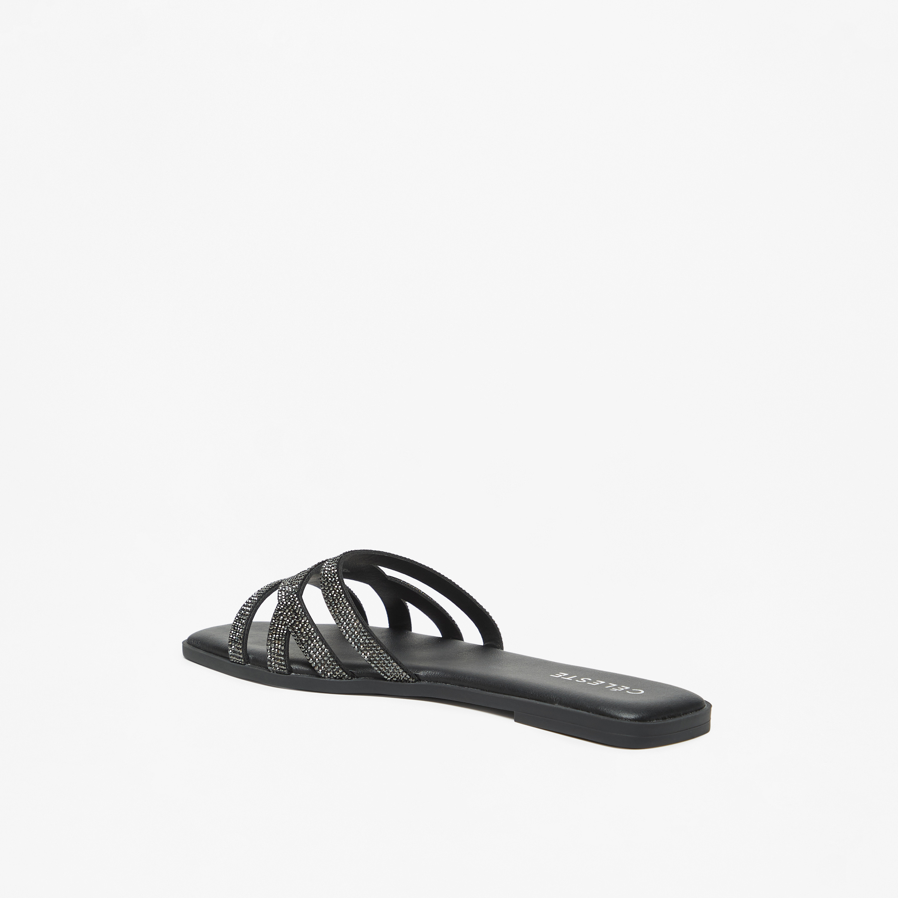 صندل مسطح سهل الارتداء ومزيّن للنساء من سيليست-women-shoes-flats-sandals-image-4