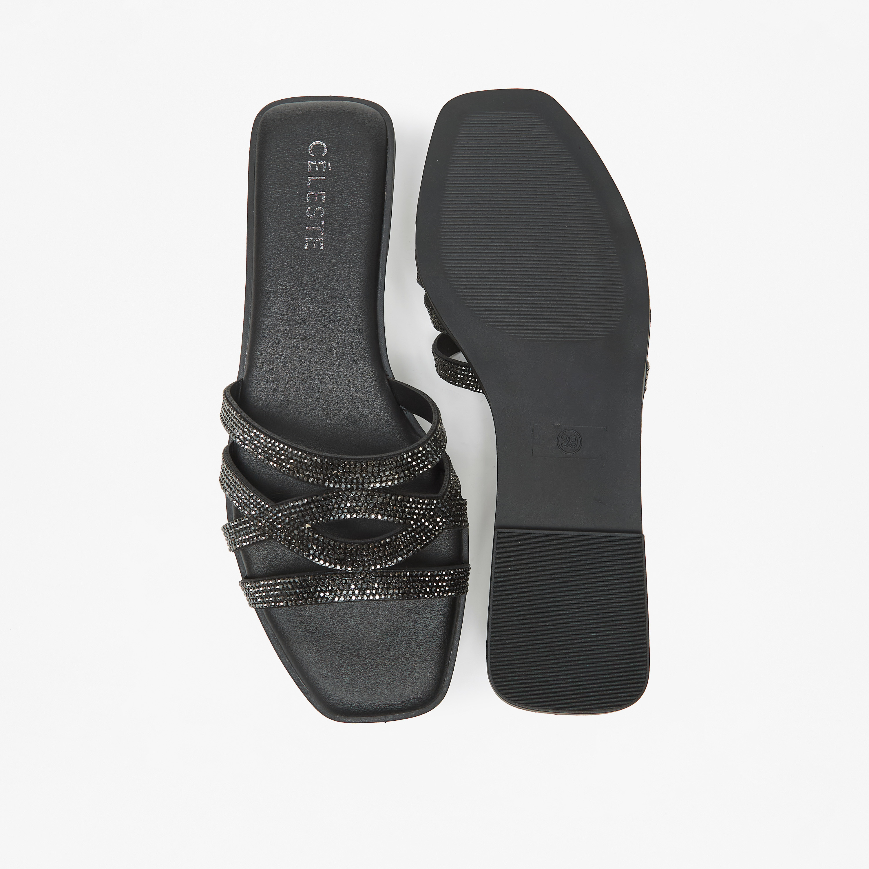 صندل مسطح سهل الارتداء ومزيّن للنساء من سيليست-women-shoes-flats-sandals-image-5